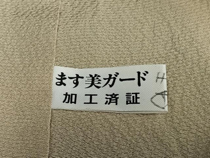 平和屋着物●訪問着　舞葉文　暈し染め　金彩　ますいわ屋扱い　正絹　逸品　AAAU8468zg