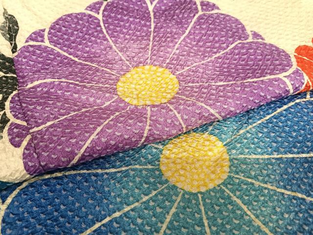 平和屋着物●名門 藤娘きぬたや・総絞り 振袖 花唐草文 正絹 逸品 AAAU8473zg