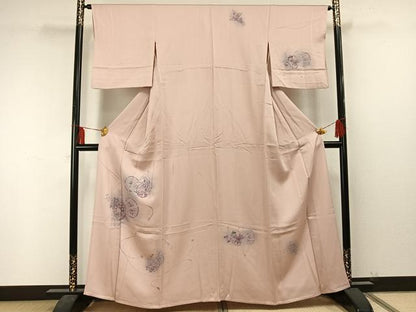 平和屋着物▽訪問着　単衣　花鼓文　暈し染め　正絹　逸品　AAAU8528fy