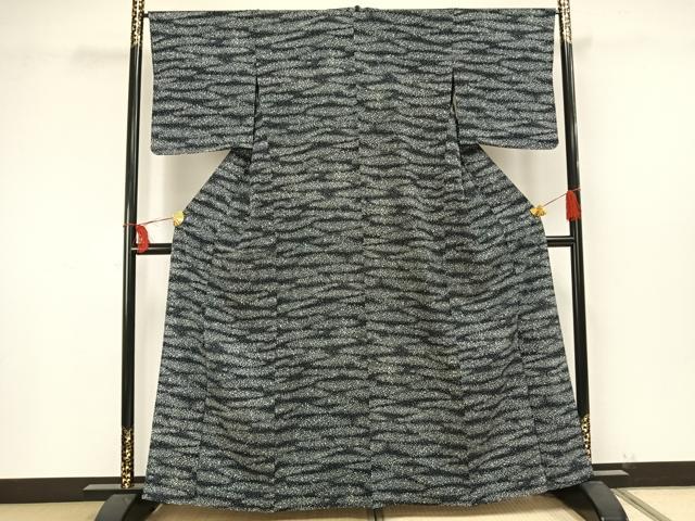平和屋着物▽小紋 単衣 霞文 洗える着物 AAAU8542fy