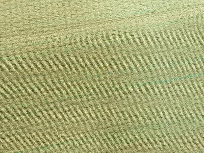 平和屋着物▽上質な小紋 単衣 縞 暈し染め 正絹 逸品 AAAU8544fy