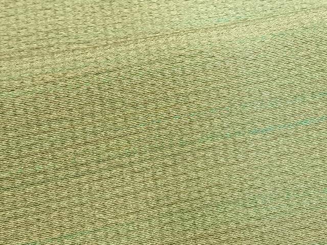 平和屋着物▽上質な小紋 単衣 縞 暈し染め 正絹 逸品 AAAU8544fy