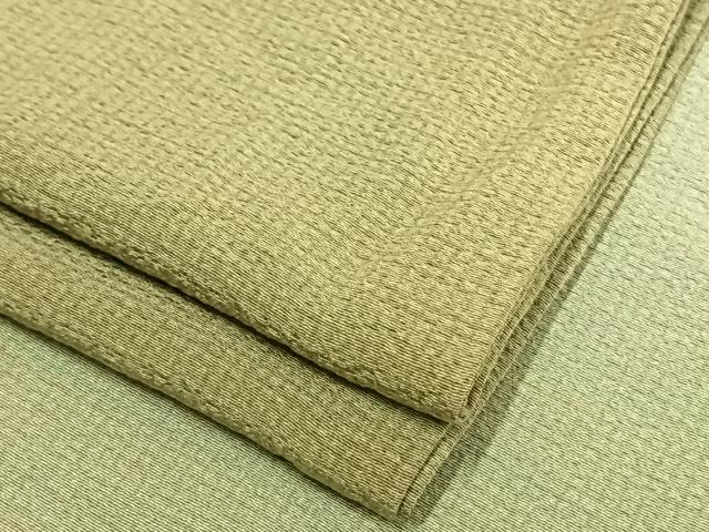 平和屋着物▽上質な小紋 単衣 縞 暈し染め 正絹 逸品 AAAU8544fy