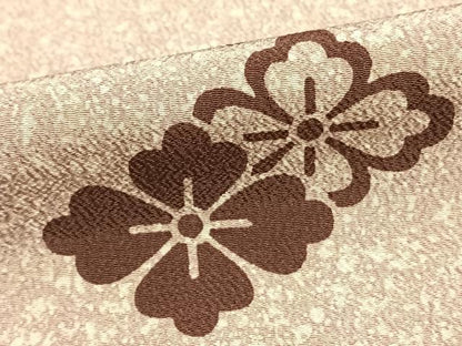 平和屋着物▽小紋 単衣 舞花文 洗える着物 AAAU8547fy