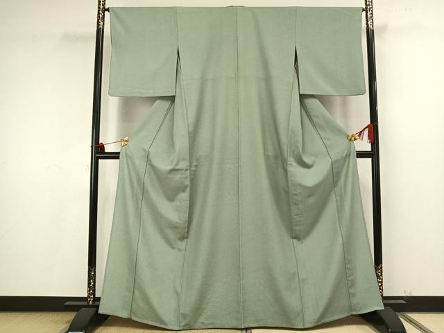 平和屋着物▽江戸小紋 単衣 鮫小紋柄 洗える着物 AAAU8549fy