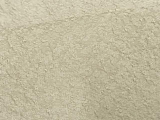 平和屋着物▽上質な色無地 単衣 白花色 正絹 逸品 AAAU8550fy