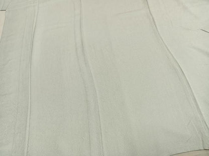 平和屋着物▽上質な色無地　単衣　月白色　正絹　逸品　AAAU8551fy