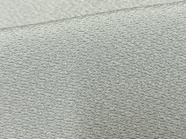 平和屋着物▽上質な色無地 単衣 牡丹鼠色 正絹 逸品 AAAU8554fy