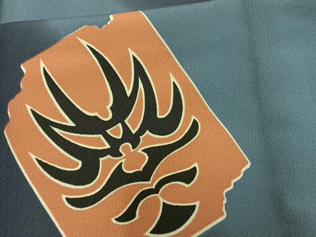 平和屋着物▽小紋 単衣 隈取 洗える着物 AAAU8560fy