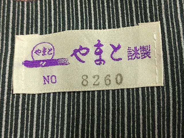 平和屋着物▽小紋　単衣　花丸文　やまと誂製　洗える着物　AAAU8574fy