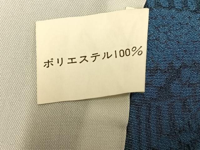 平和屋着物▽小紋 単衣 花蝶文 洗える着物 AAAU8577fy