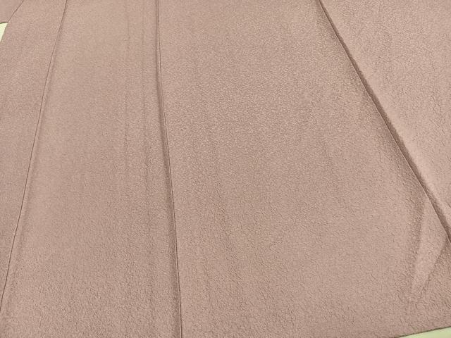 平和屋着物▽上質な色無地 単衣 撫子色 正絹 逸品 AAAU8580fy