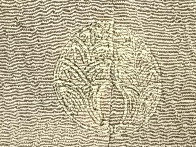 平和屋着物▽上質な色無地 単衣 薄雲鼠色 正絹 逸品 AAAU8581fy