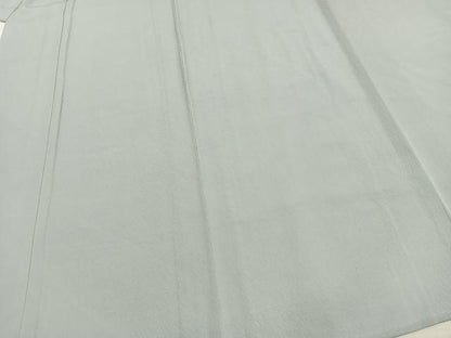 平和屋着物▽上質な色無地　単衣　月白色　正絹　逸品　未使用　AAAU8583fy