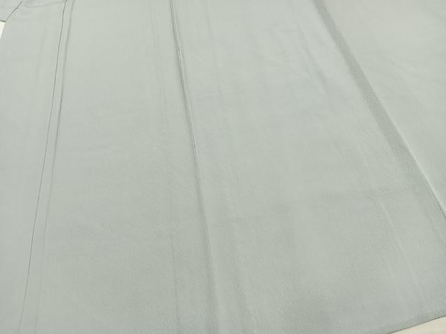 平和屋着物▽上質な色無地　単衣　月白色　正絹　逸品　未使用　AAAU8583fy