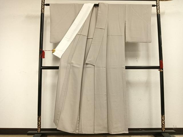 平和屋着物▽上質な色無地 単衣 紫水晶色 正絹 逸品 AAAU8598fy