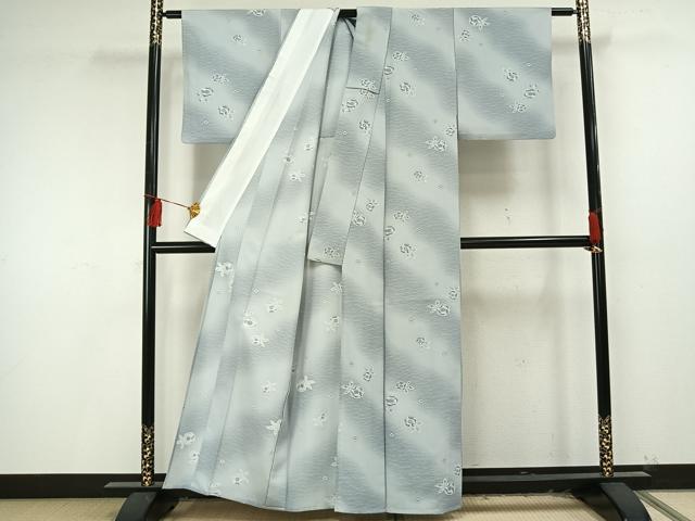 平和屋着物▽小紋 単衣 辻が花 洗える着物 AAAU8626fy