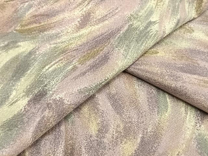 平和屋着物▽小紋 単衣 霞文 洗える着物 未使用 AAAU8637fy