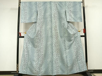 平和屋着物▽小紋 単衣 南天文 洗える着物 未使用 AAAU8638fy