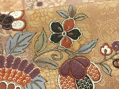 平和屋着物▽小紋 単衣 辻が花 洗える着物 AAAU8639fy