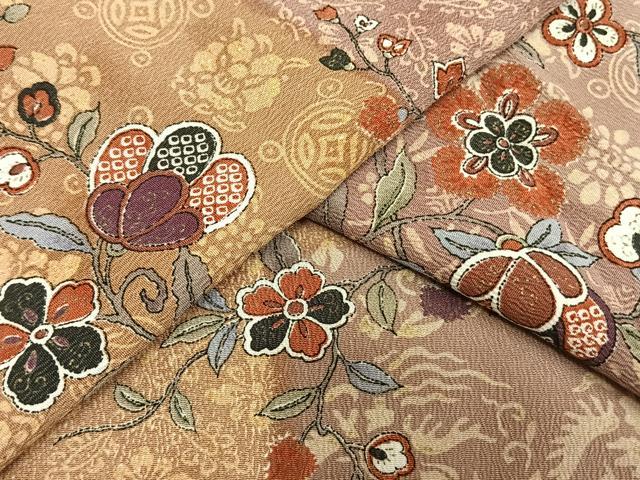 平和屋着物▽小紋 単衣 辻が花 洗える着物 AAAU8639fy