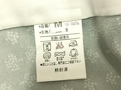 平和屋着物▽小紋 単衣 蛍暈し 洗える着物 AAAU8644fy