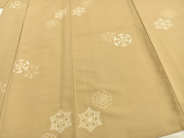 平和屋着物▽小紋 単衣 雪花 洗える着物 AAAU8649fy