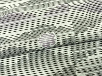 平和屋着物▽小紋 単衣 雪輪文 洗える着物 AAAU8657fy