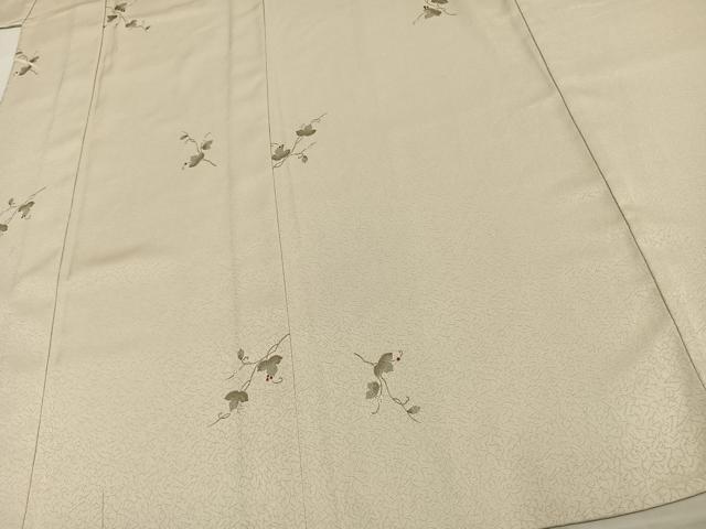 平和屋着物▽小紋 単衣 南天文 洗える着物 AAAU8664fy