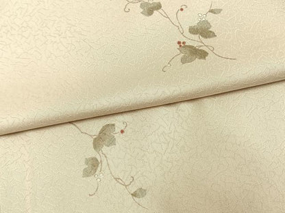 平和屋着物▽小紋 単衣 南天文 洗える着物 AAAU8664fy