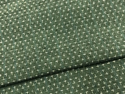 平和屋着物▽上質な紬　単衣　十字絣　正絹　逸品　AAAU8670fy