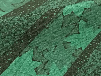 平和屋着物▽小紋　単衣　桜楓文　洗える着物　AAAU8686fy