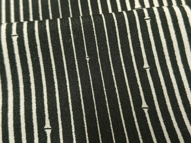 平和屋着物▽小紋 単衣 縞 洗える着物 AAAU8689fy