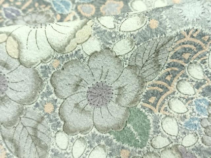 平和屋着物▽小紋 単衣 辻が花 洗える着物 AAAU8692fy