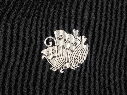 平和屋着物■豪華黒留袖　刺繍　風景文　金彩　正絹　逸品　AAAV1323mf