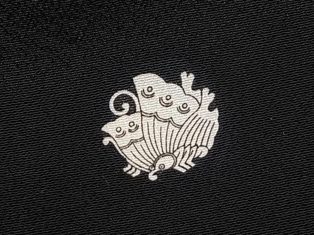 平和屋着物■豪華黒留袖　刺繍　風景文　金彩　正絹　逸品　AAAV1323mf