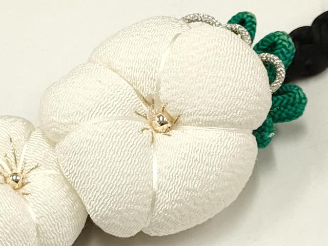 平和屋着物●和装小物　振袖用帯締め　装飾　ちりめん細工　ビーズ　金銀糸　撚り房　逸品　AAAV1729ay