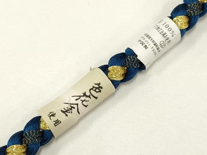 平和屋着物●和装小物　振袖用帯締め　装飾　つまみ細工　パール　金糸　撚り房　逸品　未使用　未使用　AAAV1735ay