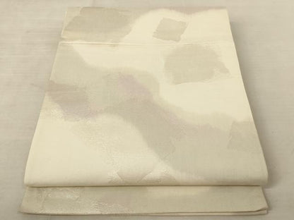 平和屋着物＊夏物 六通柄袋帯 破れ箔散らし文様 銀糸 正絹 逸品 AAAV2243pf
