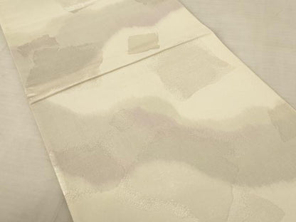 平和屋着物＊夏物 六通柄袋帯 破れ箔散らし文様 銀糸 正絹 逸品 AAAV2243pf