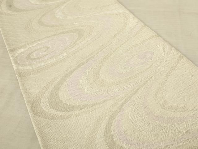 平和屋着物＊夏物 六通柄袋帯 流水文 銀糸 正絹 逸品 AAAV2360pf