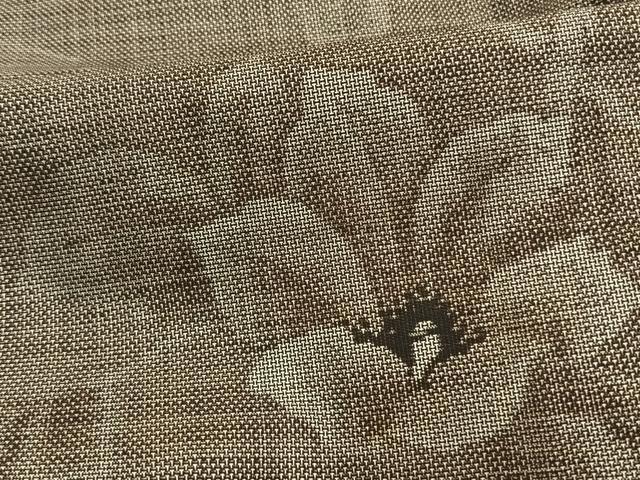 平和屋着物▽本場大島紬 単衣 9マルキ 草花文 正絹 逸品 AAAV2576fy