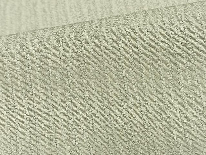 平和屋着物▽上質な色無地 単衣 縞地紋 白花色 正絹 逸品 未使用 AAAV2583fy