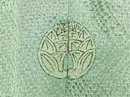 平和屋着物▽上質な色無地 単衣 白藍色 正絹 逸品 AAAV2587fy