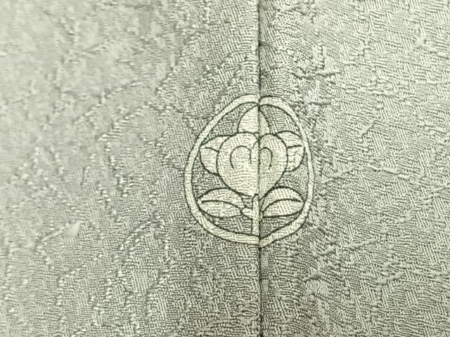 平和屋着物▽人間国宝　岩野市兵衛　色無地　単衣　薄雲鼠色　正絹　逸品　未使用　AABB6650fy