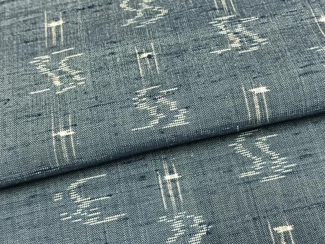 平和屋着物▽上質な紬 単衣 琉球絣 正絹 逸品 AAAV2599fy