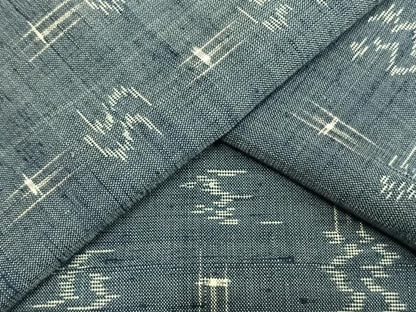 平和屋着物▽上質な紬 単衣 琉球絣 正絹 逸品 AAAV2599fy