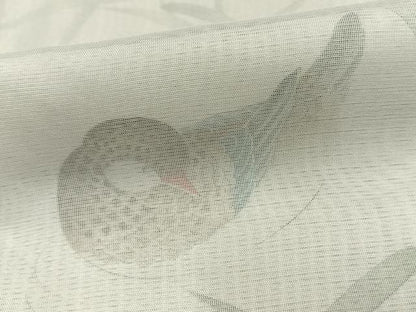 平和屋着物▽訪問着 無双 紗袷 紗×紗 鴛鴦文 正絹 逸品 AAAV2604fy