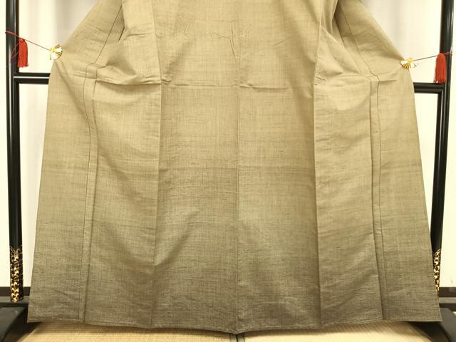 平和屋着物▽上質な紬　訪問着　単衣　霞文　正絹　逸品　AAAV2606fy