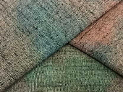 平和屋着物▽上質な紬 単衣 霞文 正絹 逸品 AAAV2612fy
